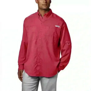 Columbia Men’s PFG Tamiami ll Long Sleeve Fishing Performance Breathable  Shirt